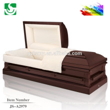 Vente des cercueils de bois en gros style américain cerise chaude